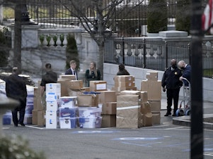 caption: A House panel is investigating the removal of 15 boxes of official documents from the White House by former President Trump.