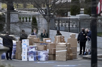 caption: A House panel is investigating the removal of 15 boxes of official documents from the White House by former President Trump.