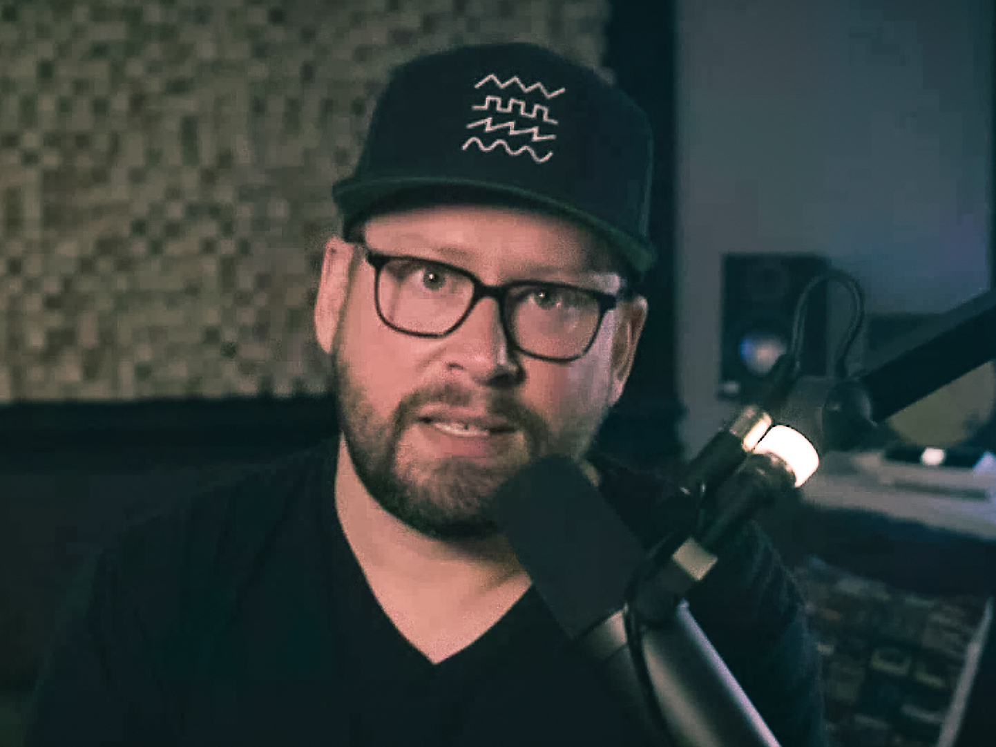 caption: Dallas Taylor speaks as part of TED2020: Uncharted. May 21, 2020. Photo courtesy of TED.