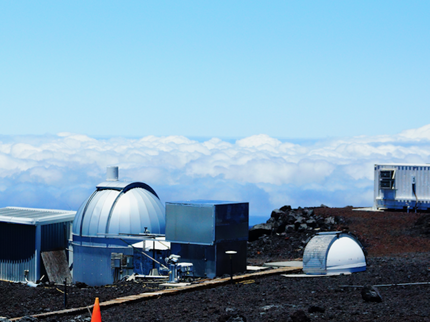 caption: This 2019 photo provided by NOAA shows the Mauna Loa Atmospheric Baseline Observatory in Hawaii. Measurements taken at the station in May 2021 revealed the highest monthly average of atmospheric carbon dioxide in human history.