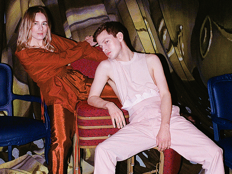 caption: Kate Wallich and Perfume Genius team up for the evening length performance "The Sun Still Burns Here." The show is onstage October 4-5 at the Moore Theatre.