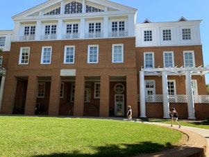 caption: Hollins University was founded in 1842 on the principle that "young women require the same thorough and rigid training as that afforded to young men."
