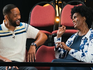 caption: Will Smith and Janet Hubert came back together for the first time in 27 years for the <em>Fresh Prince Reunion Special.</em>