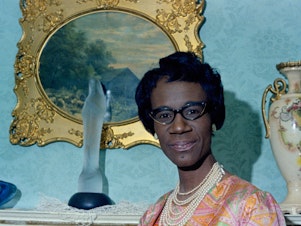 caption: Congresswoman Shirley Chisholm (D-N.Y.) is seen in 1968
