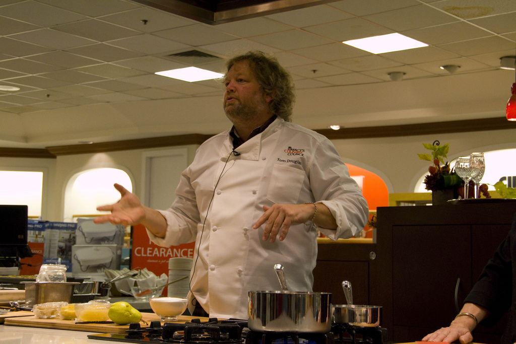 caption: Chef and restaurant owner Tom Douglas. 