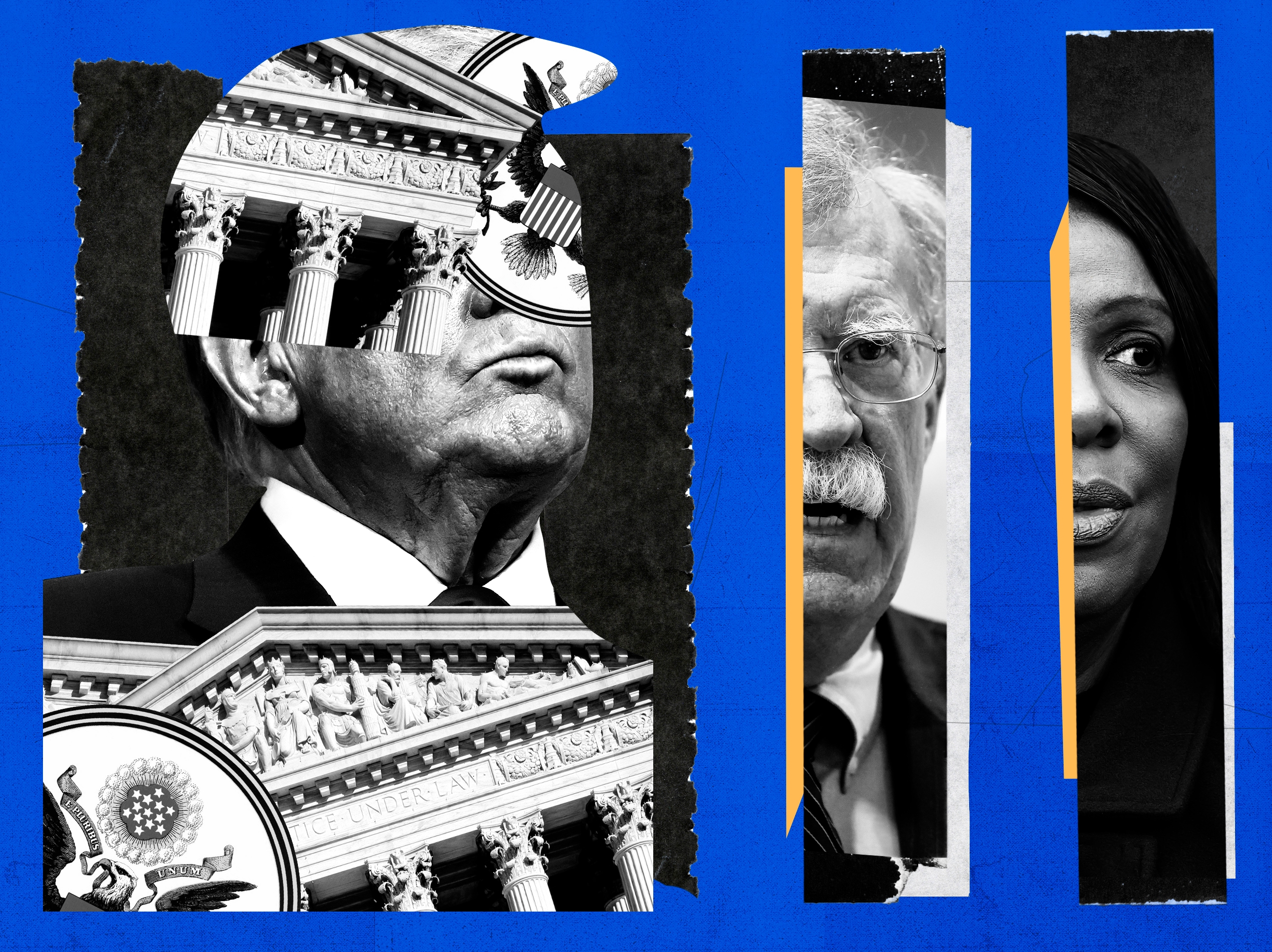 caption: Through ICE arrests, criminal investigations, firings and executive orders, President Trump has launched a sweeping campaign of retribution. The administration has targeted over 100 perceived enemies, including former Rep. Liz Cheney (left), Dr. Anthony Fauci, former national security adviser John Bolton and Letitia James, attorney general of New York.