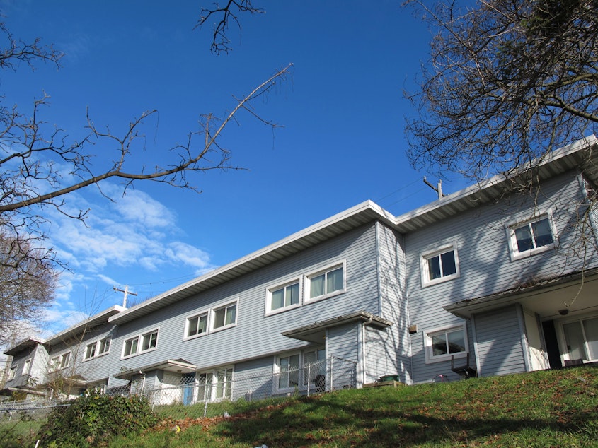 caption: Housing in the Yesler Terrace area.