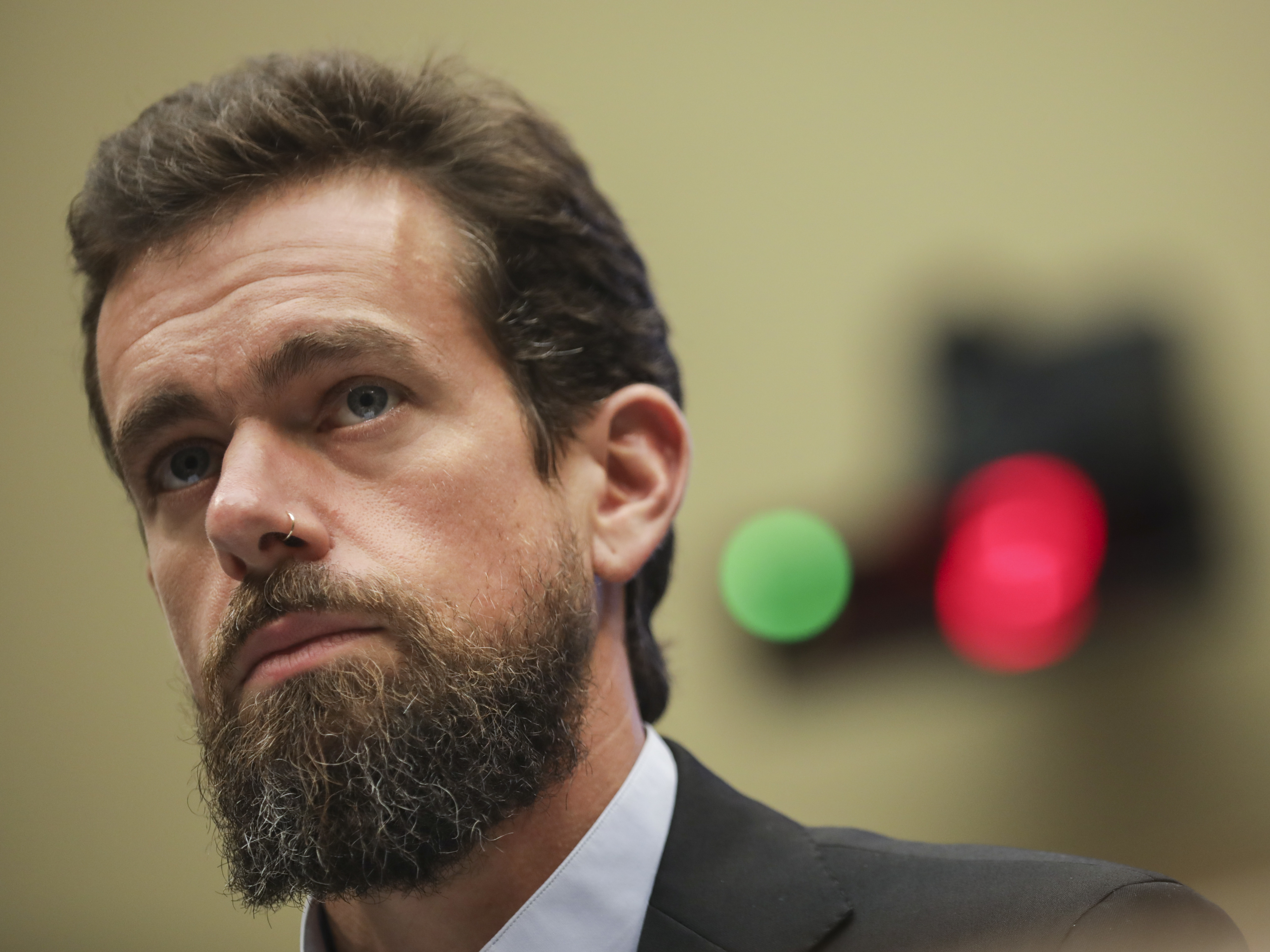 caption: Twitter CEO Jack Dorsey said on Wednesday that he believes tech companies that banned President Trump from various social media platforms was a move that sets a dangerous precedent for a free Internet.