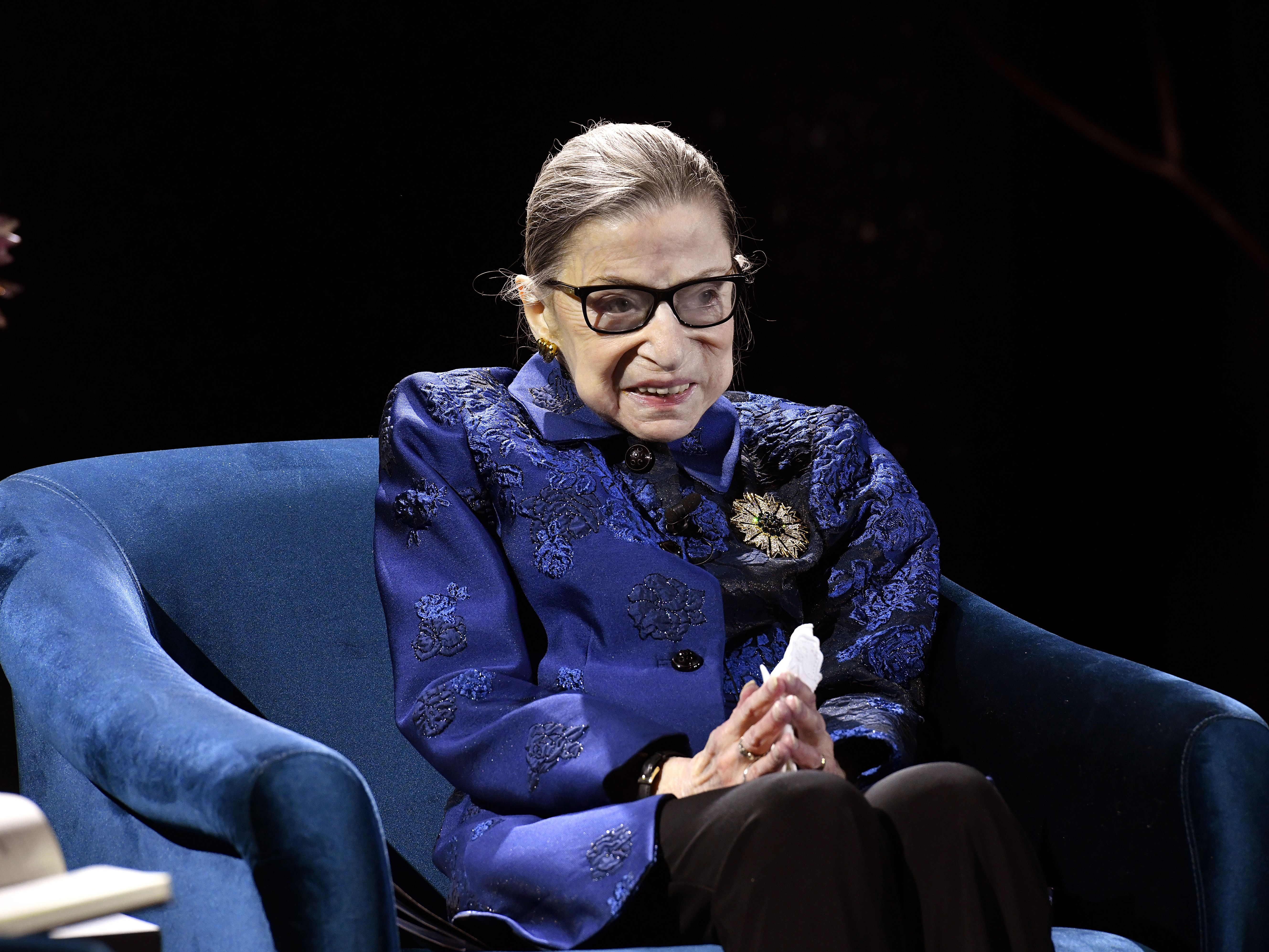 caption: Ruth Bader Ginsburg died on Friday at the age of 87.