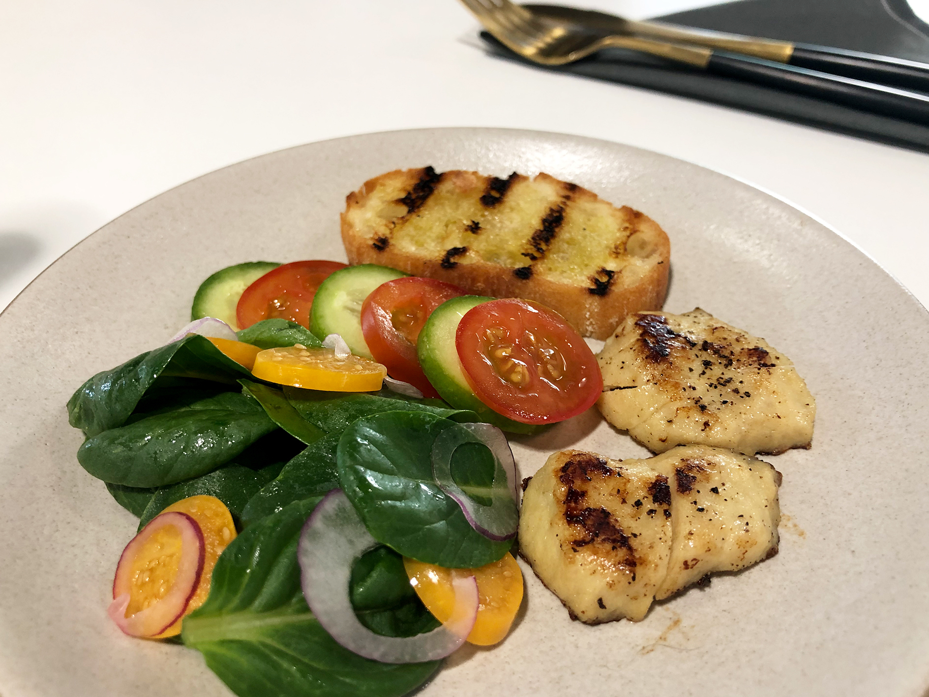 caption: This chicken from Memphis Meats was produced with cells taken from an animal and grown into meat in a "cultivator." The process is analogous to how yeast are grown in breweries to produce beer.