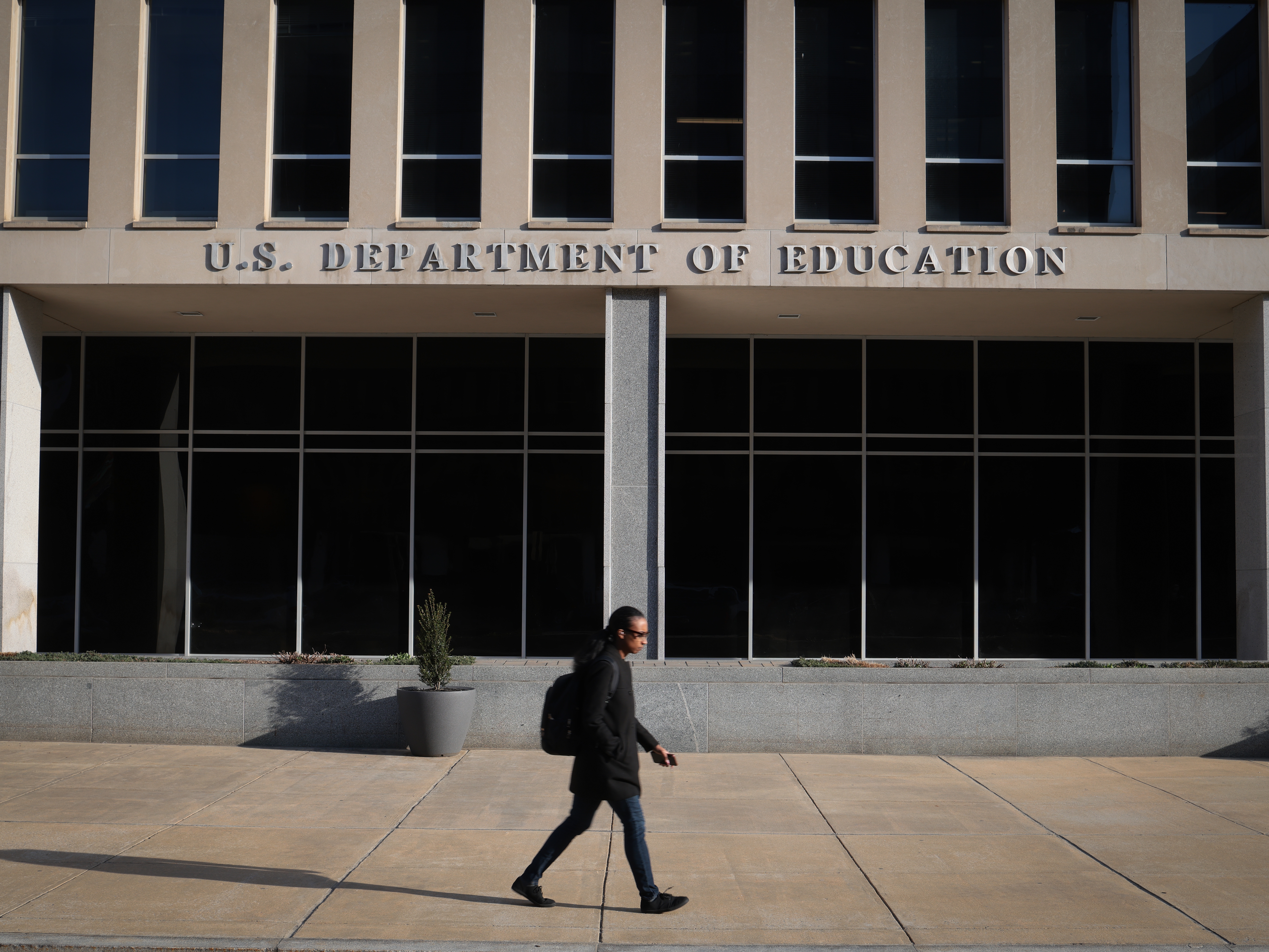 caption: The U.S. Education Department's Office of Federal Student Aid administers the sprawling federal student loan portfolio.