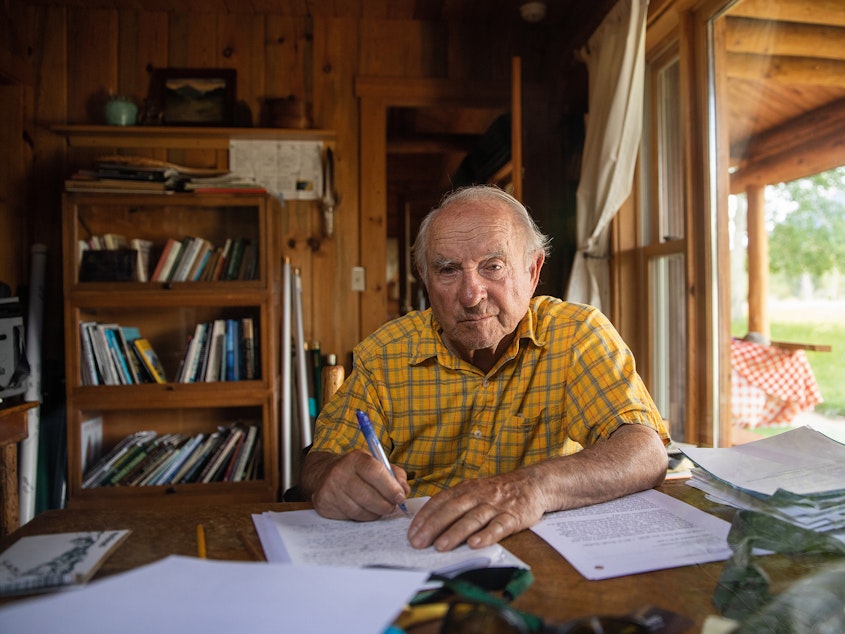 caption: Patagonia founder Yvon Chouinard announced Wednesday he is giving his entire company away to a trust and a nonprofit.