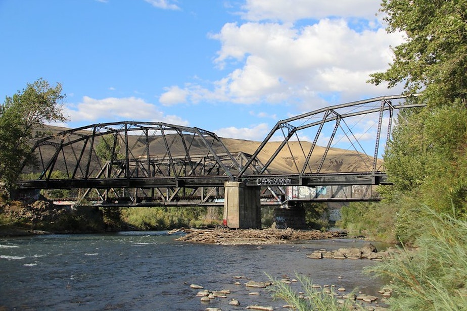 caption:  The Naches River is the main source of drinking water for the City of Yakima.
