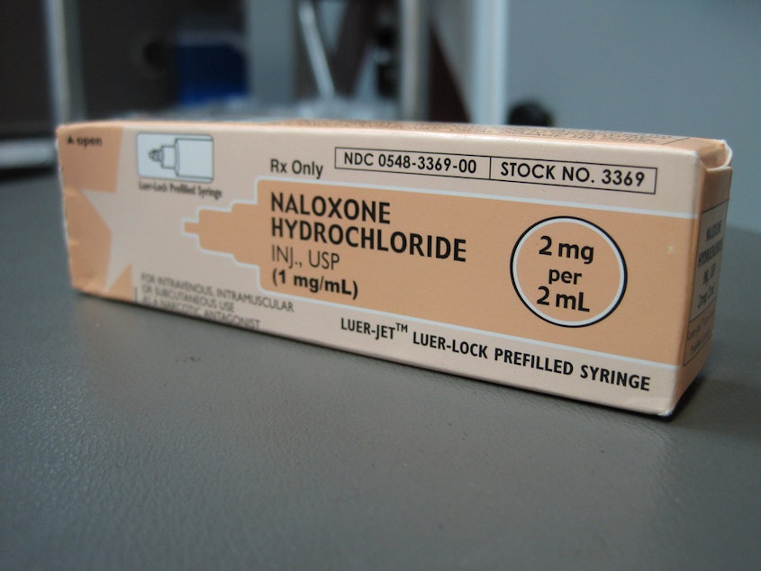 caption: Of the 57 overdoses reported during a single week in July, 40 lives were saved because Naloxone was given during the overdose