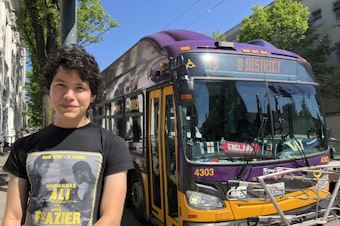 caption: Filmmaker, photographer, and King County Metro Transit bus driver Nathan Vass.