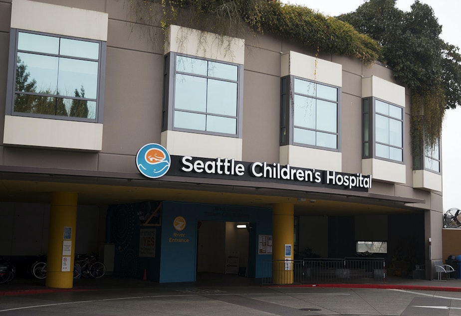 caption: Seattle Children's Hospital.