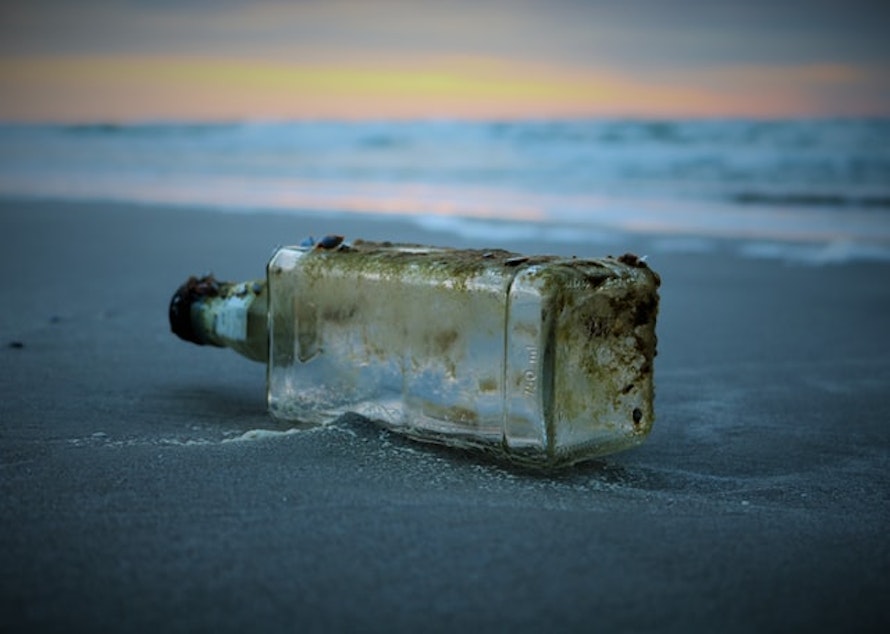 bottle sea ocean generic
