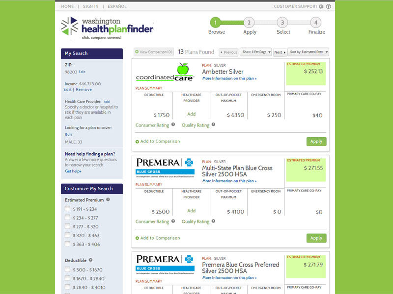 caption: Health care premiums have been rising in recent years and so have insurance company surpluses. Now Washington state lawmakers are considering legislation to tax surpluses.