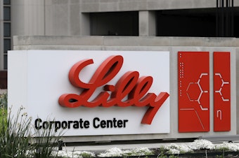 caption: Drugmaker Eli Lilly & Co. received Food and Drug Administration approval for an obesity drug called Zepbound that will be a rival to Novo Nordisk's Wegovy.