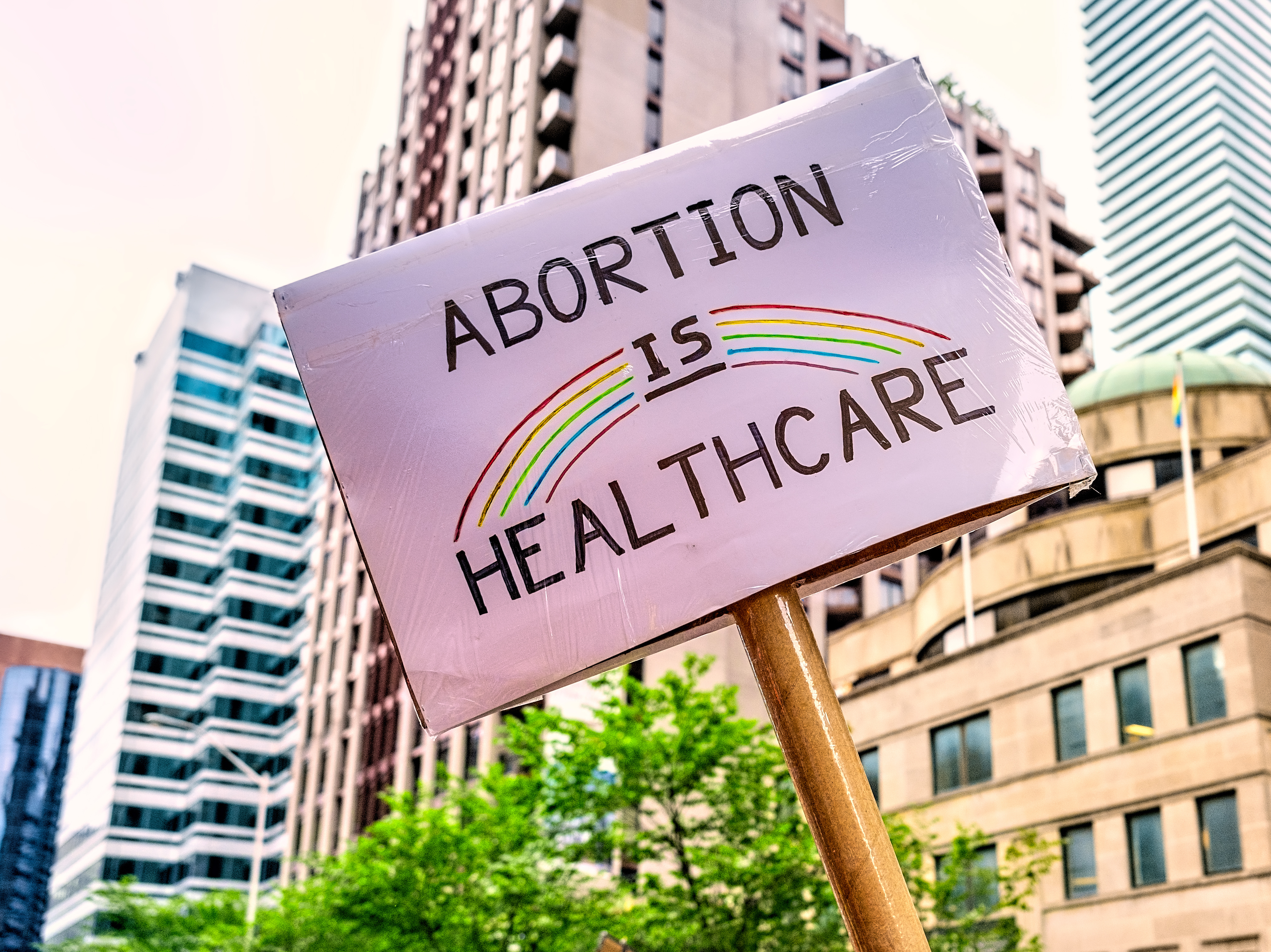 caption: State abortion initiatives have proved to be major voter mobilizers since the U.S. Supreme Court overturned the constitutional right to an abortion in 2022.