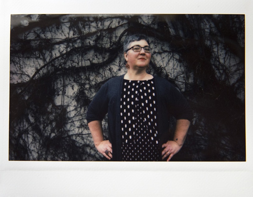 caption: Shauna Ahern poses for a portrait on Thursday, January 24, 2019, on Vashon Island.
