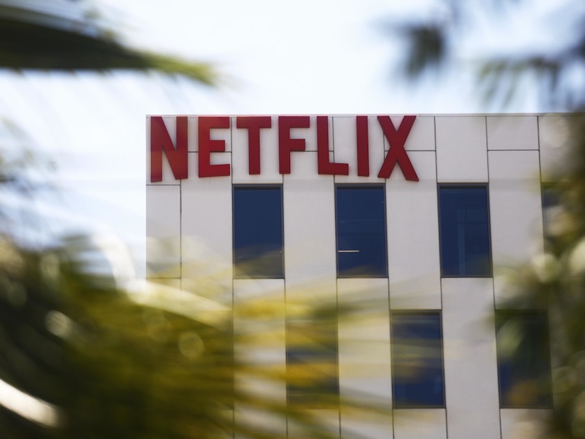 caption: Netflix's decision to lay off more employees follows a similar cutting of staff in May and an earlier decline in U.S. subscribers for the first time in over a decade.
