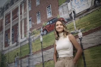 caption: Anderson Clayton, 25, chair of the North Carolina Democratic Party, is the youngest state party chair in the country. She wants to help Democrats reach rural and young voters.