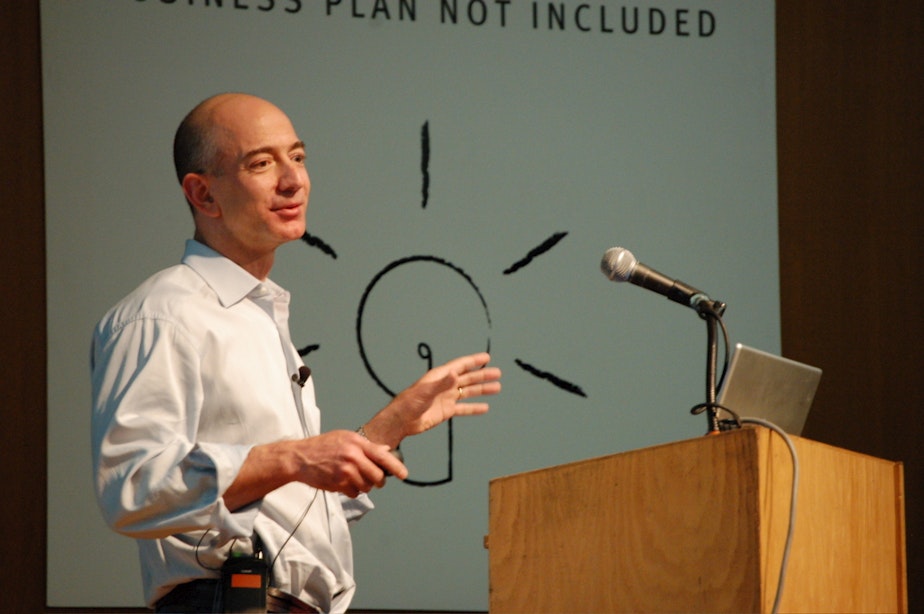 caption: Jeff Bezos, founder of Amazon.com.