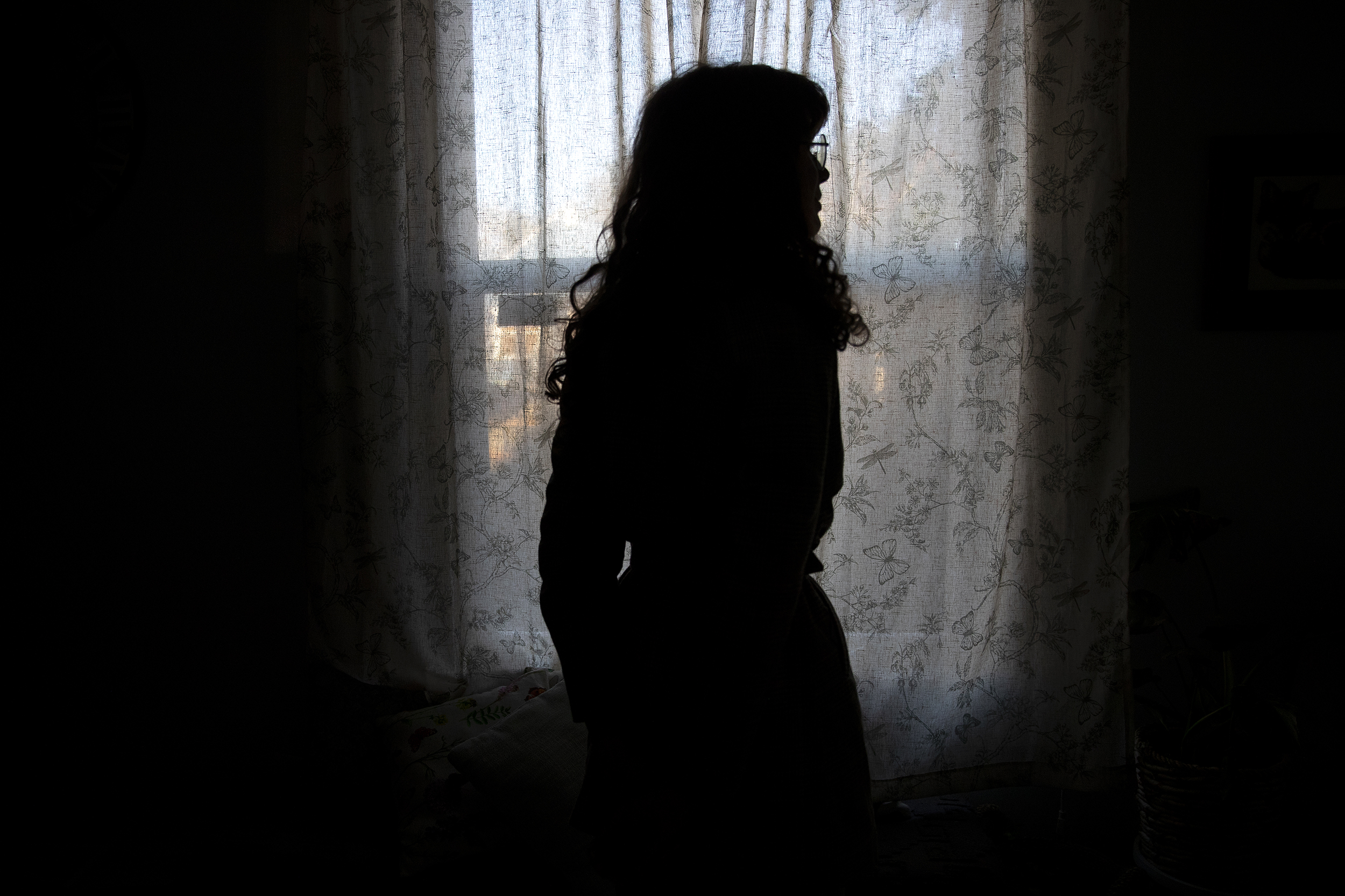 caption: Rebecca is portrayed on Thursday, February 19, 2026, at her home in Tacoma. 