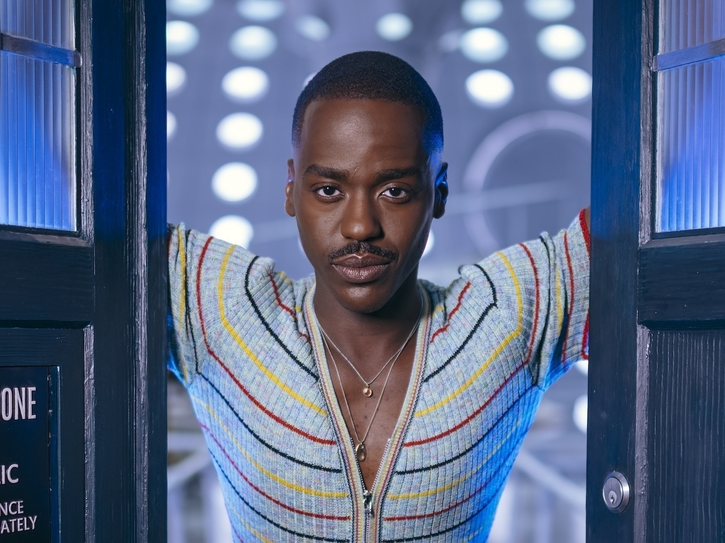 caption: "It warms my heart to know that little Black kids out there will be like, 'Oh, I can be The Doctor,'" Ncuti Gatwa says. "It feels like a huge, lovely responsibility."