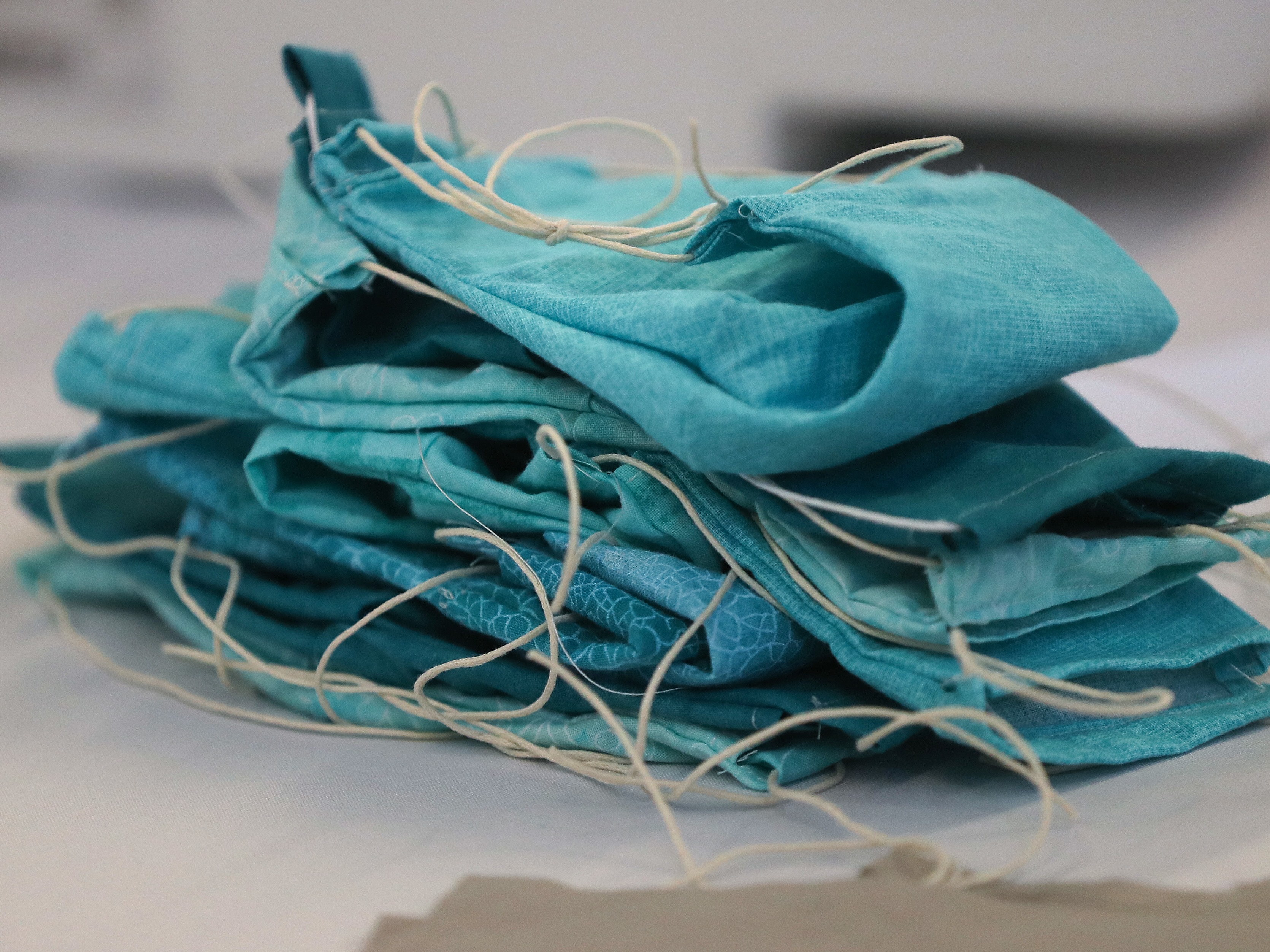 caption: An inspector general's survey of U.S. hospitals finds them scrambling for supplies — even food and toilet paper. They've had to get masks from nontraditional places like autobody shops and nail salons, and also ask for handmade donations.