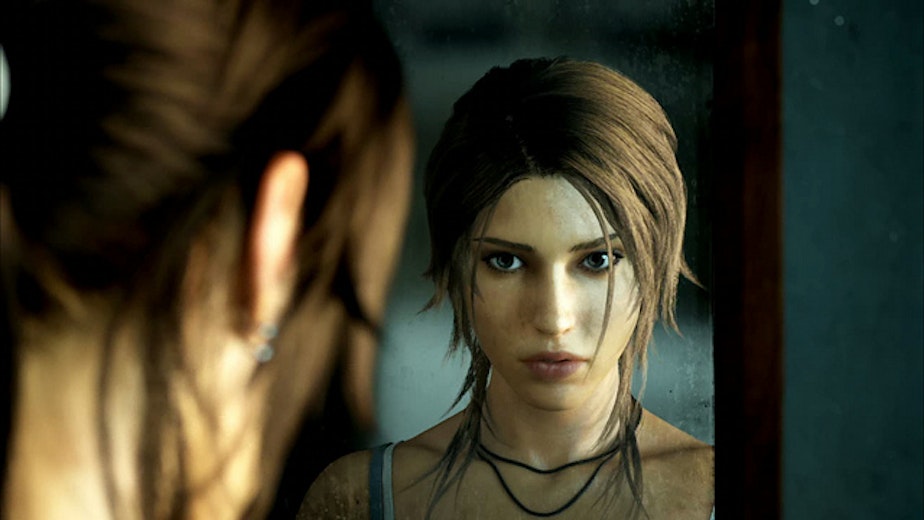 caption: Lara Croft is the protagonist of the video game series, "Tomb Raider."