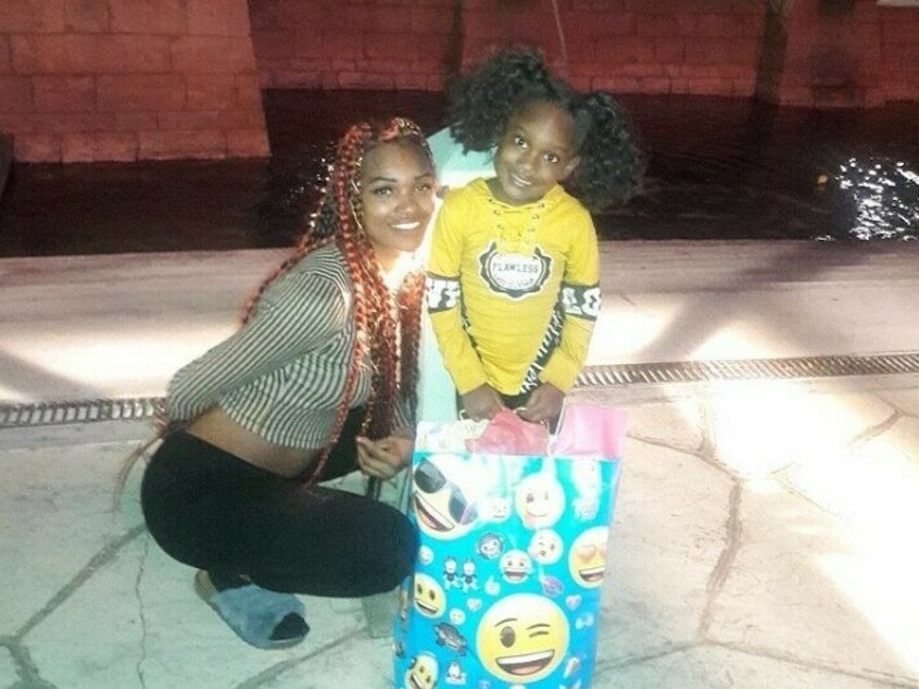 caption: Niani Finlayson, who was killed by a deputy in her Lancaster, Calif., home, according to officials and her family's lawyer, is seen with her daughter, Xiasha Davis, in a photo provided by Finlayson's mother.