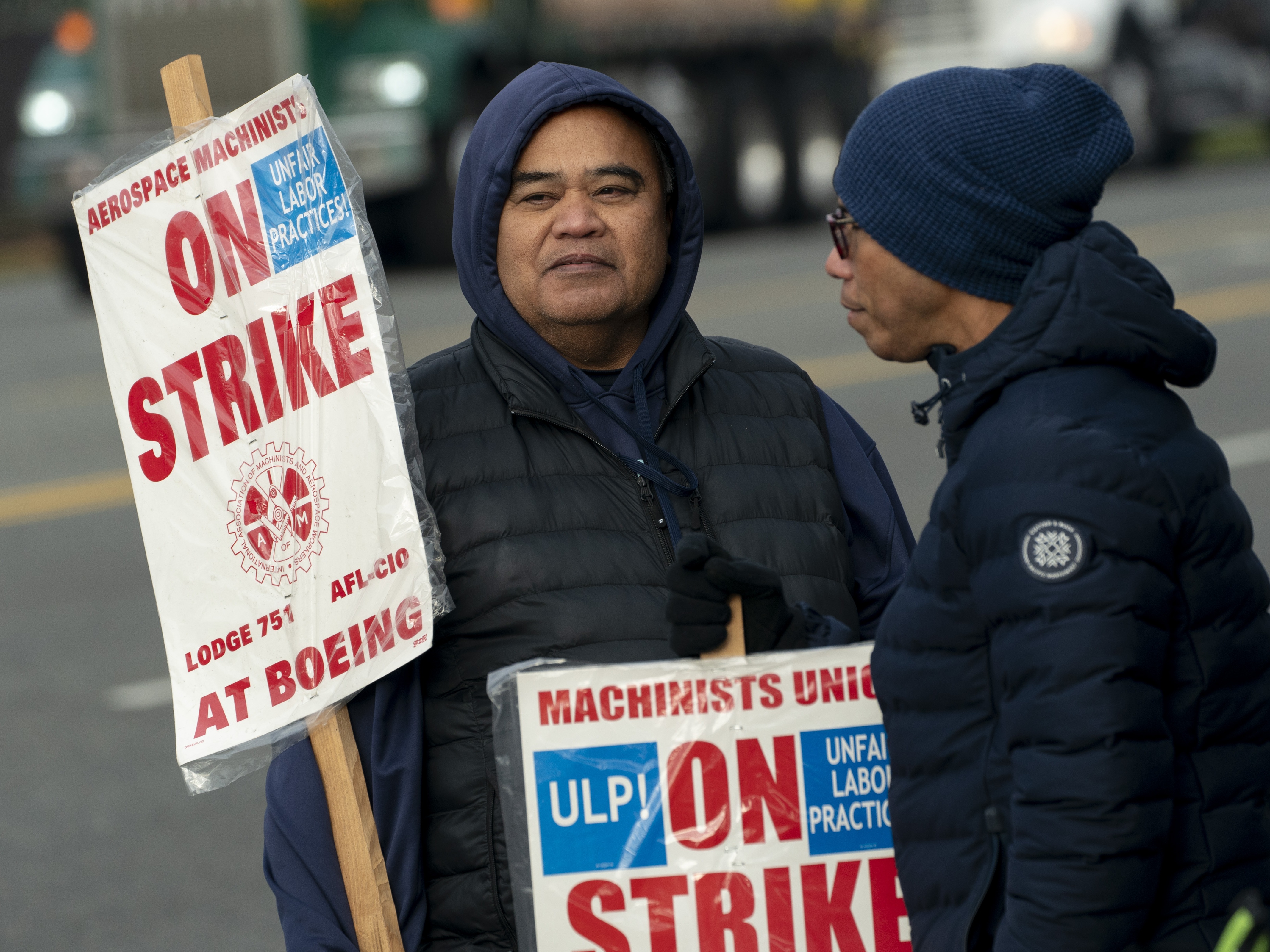caption: A machinists strike at Boeing reduced manufacturing employment in October, contributing to a weaker-than-expected jobs report.