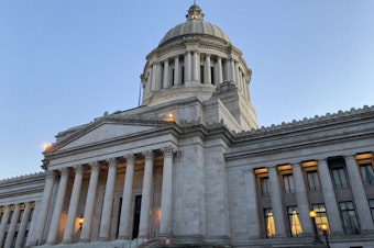 caption:  The Washington Legislature convenes Monday for a 60-day election year session. Unlike last year, the building is once again open to the public and there's no security fence or National Guard presence (both were put in place following the events of January 6). But, because of COVID-19, the Legislature will still meet mostly remotely, at least to start. 