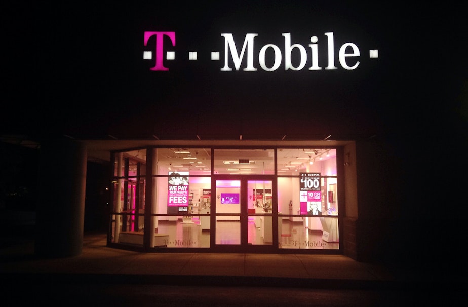 caption: FILE: T-Mobile storefront