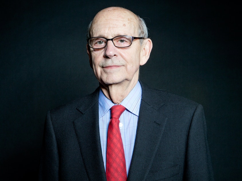 caption: Justice Stephen Breyer, photographed in 2015.