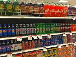 caption: Seattle's sweetened beverage bill only applies to non-diet sugary drinks.