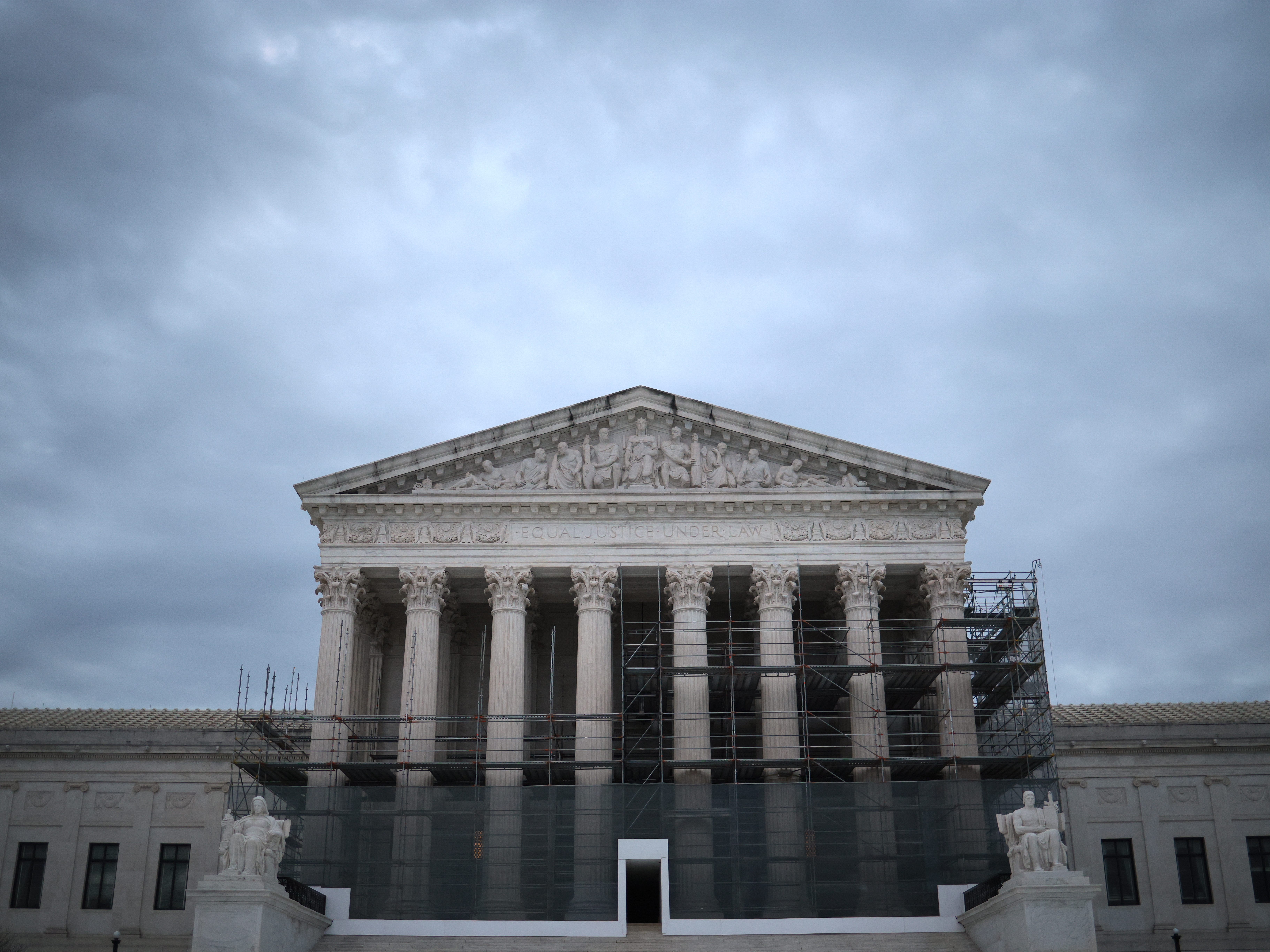 caption: The Supreme court appeared ready to allow religious charities to opt out of mandatory unemployment compensations laws.<br>