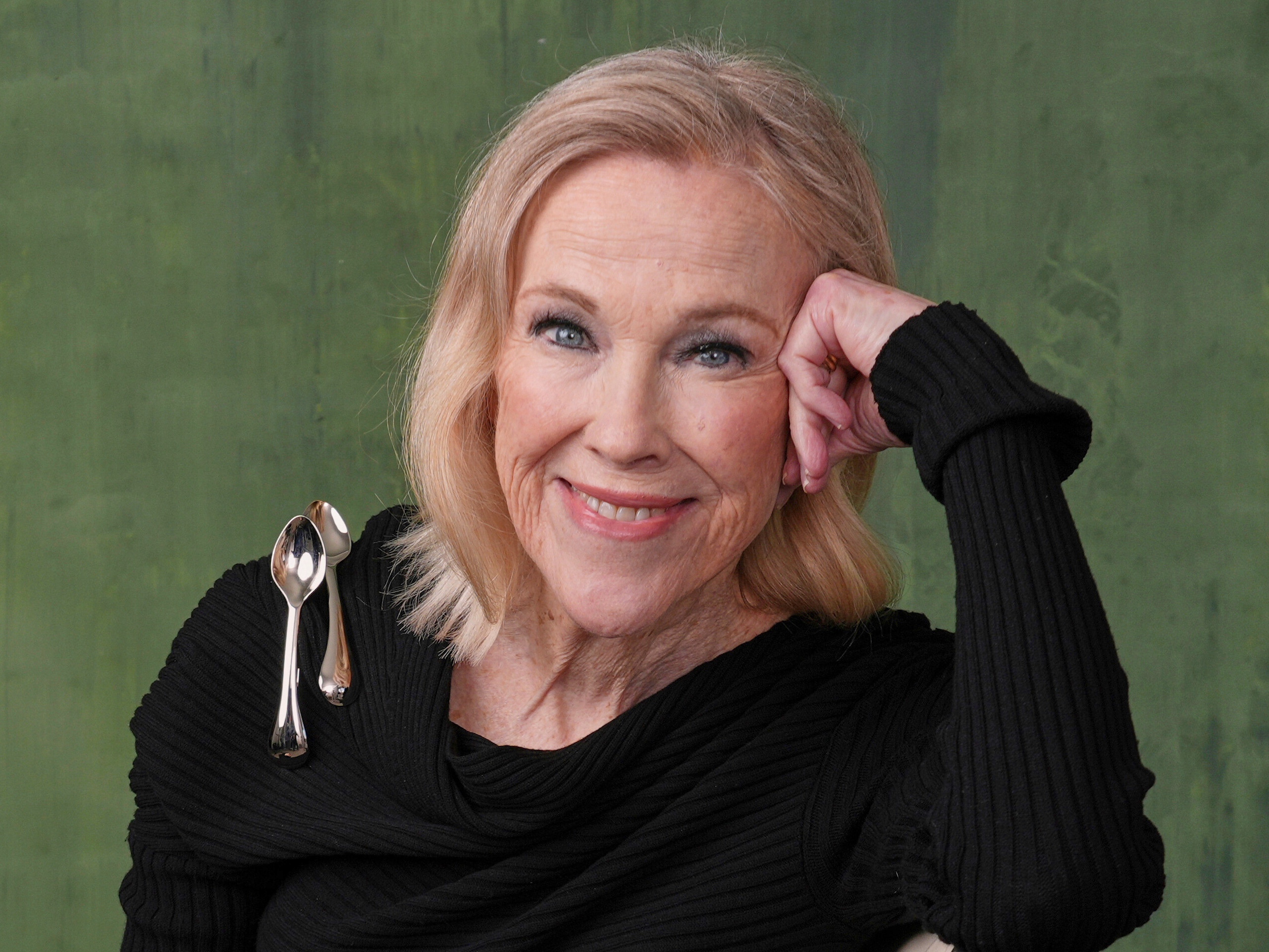 caption: Catherine O'Hara in Los Angeles in 2025.