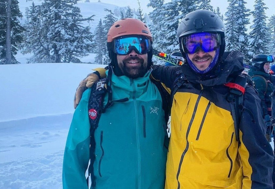 caption: Left to right: Ian Steger and Francis Zuber