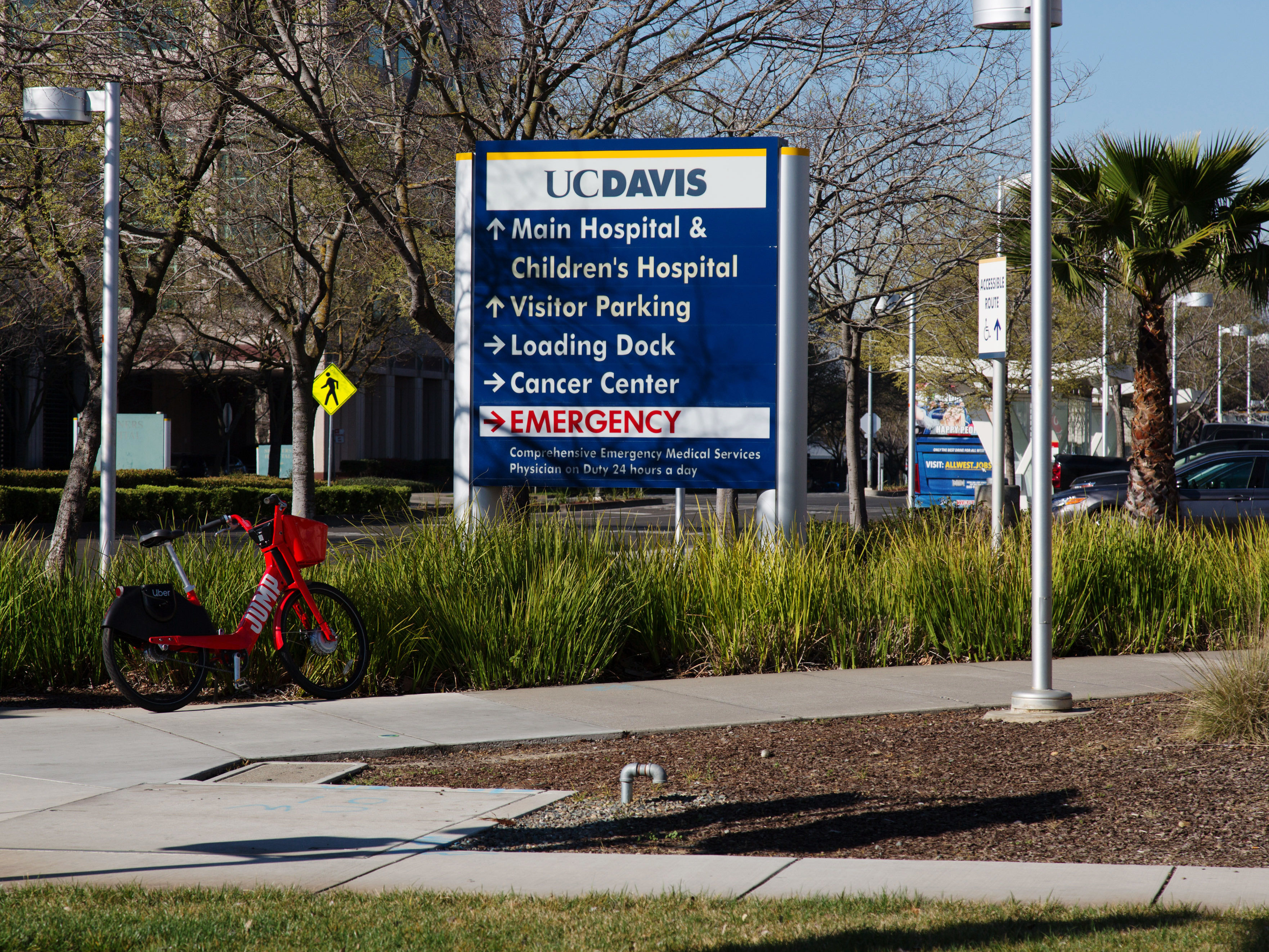 caption: Sacramento County includes the University of California, Davis Medical Center, which housed the first U.S. case of a patient getting the new coronavirus through community spread.
