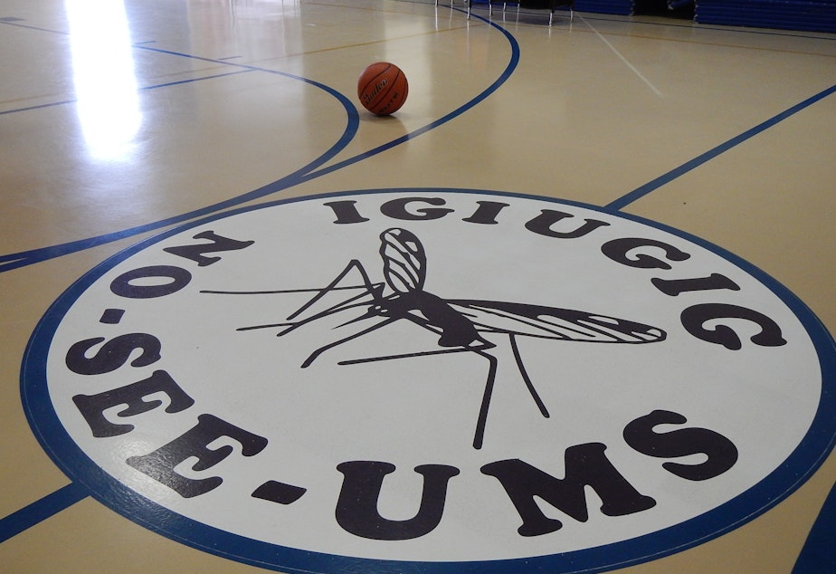 caption: The village of Igiugig, Alaska, has a tiny but fearsome mascot.