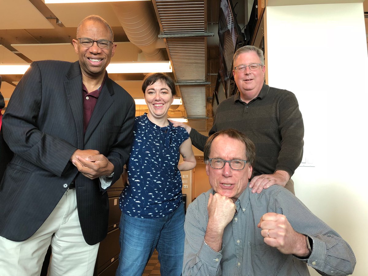 caption: L-R: Essex Porter, Erica C. Barnett, Ross Reynolds, Chris Vance