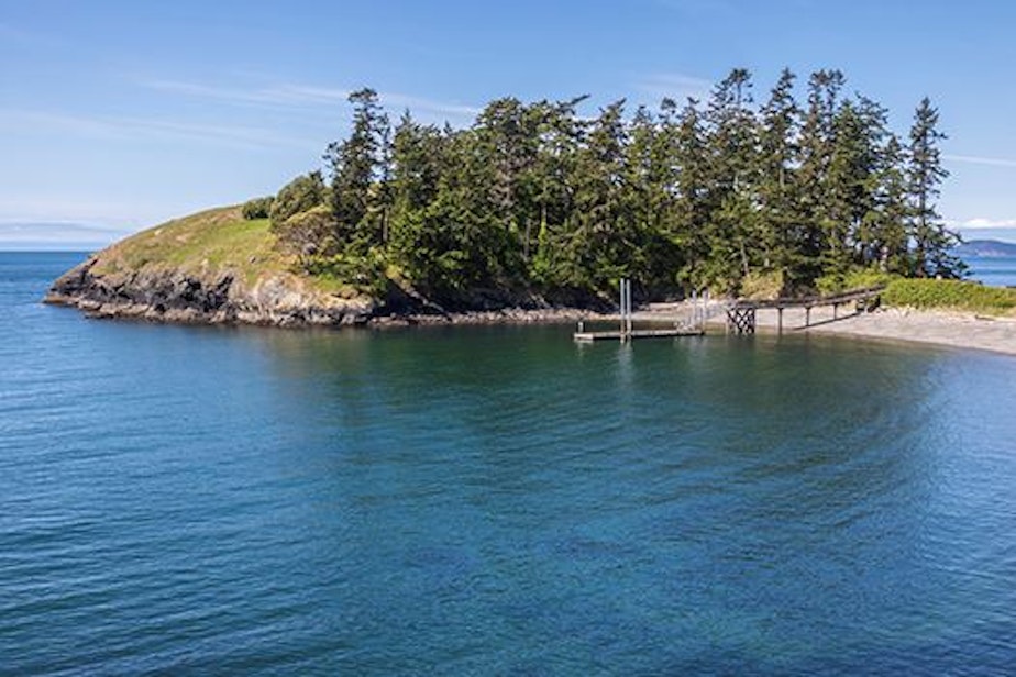 caption: Deception Pass State Park, on the north end of Whidbey Island