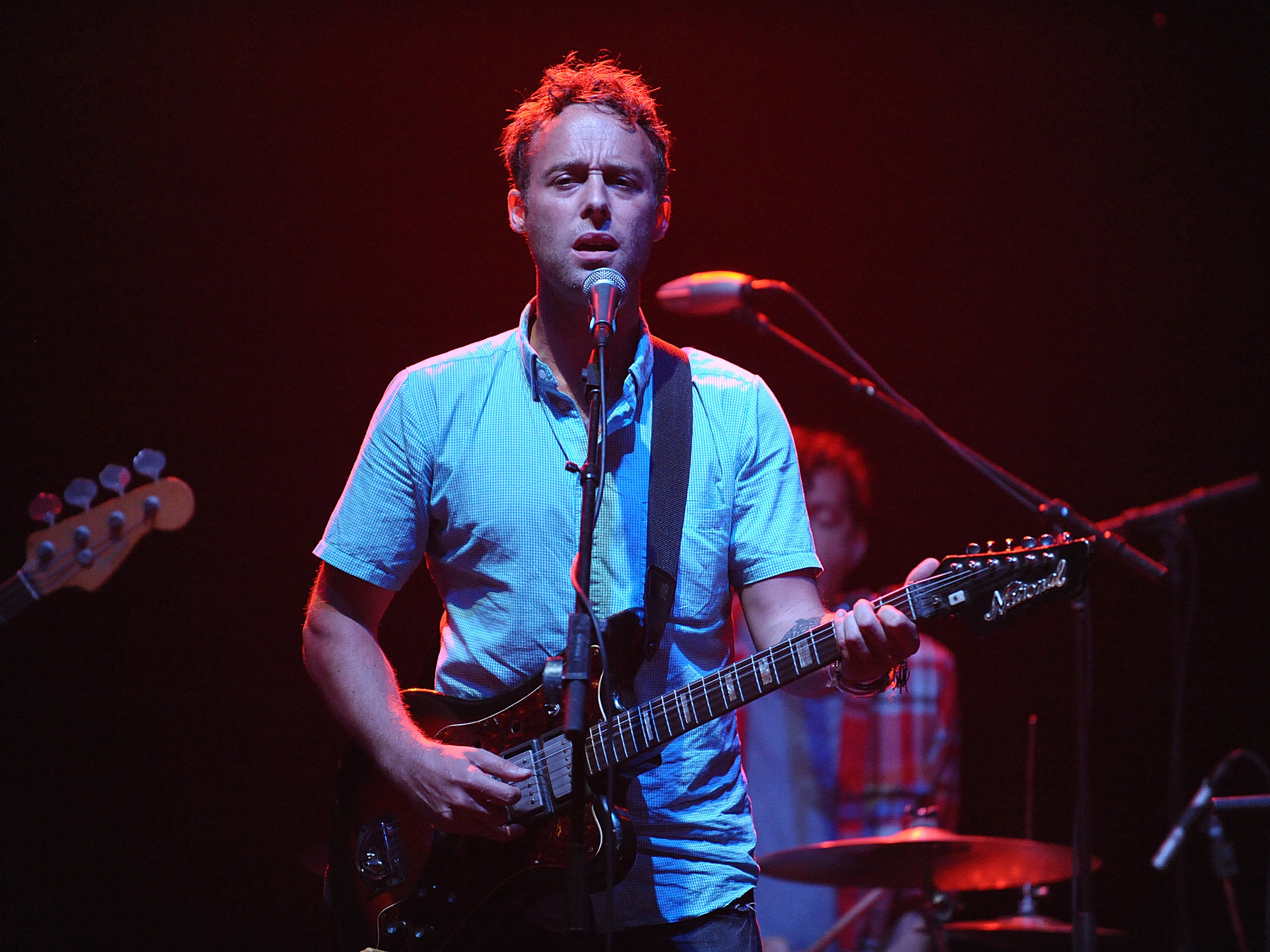 caption: Here We Go Magic performs at The Wiltern in Los Angeles in 2009.
