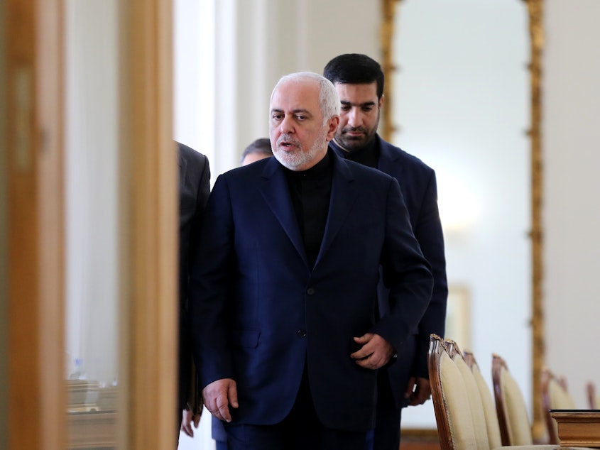 caption: Iran announced Sunday that it will no longer limit its enrichment of uranium under the terms of the 2015 nuclear deal. Iranian Foreign Minister Mohammad Javad Zarif is seen here in Tehran in September 2019.