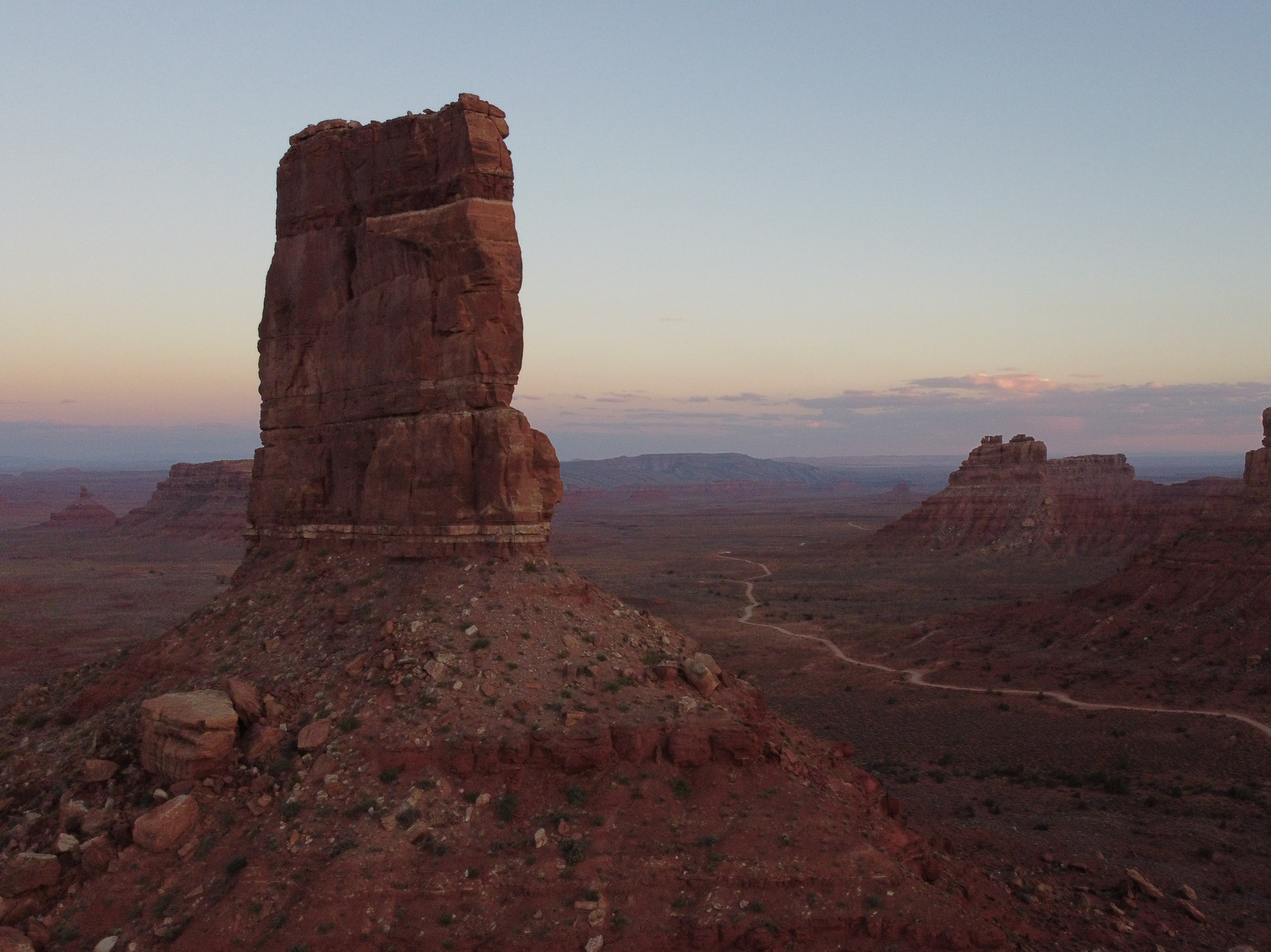 caption: A view in The Valley of the Gods, part of the area that was removed from the national monument when Trump reduced it's size by 85% in 2017.