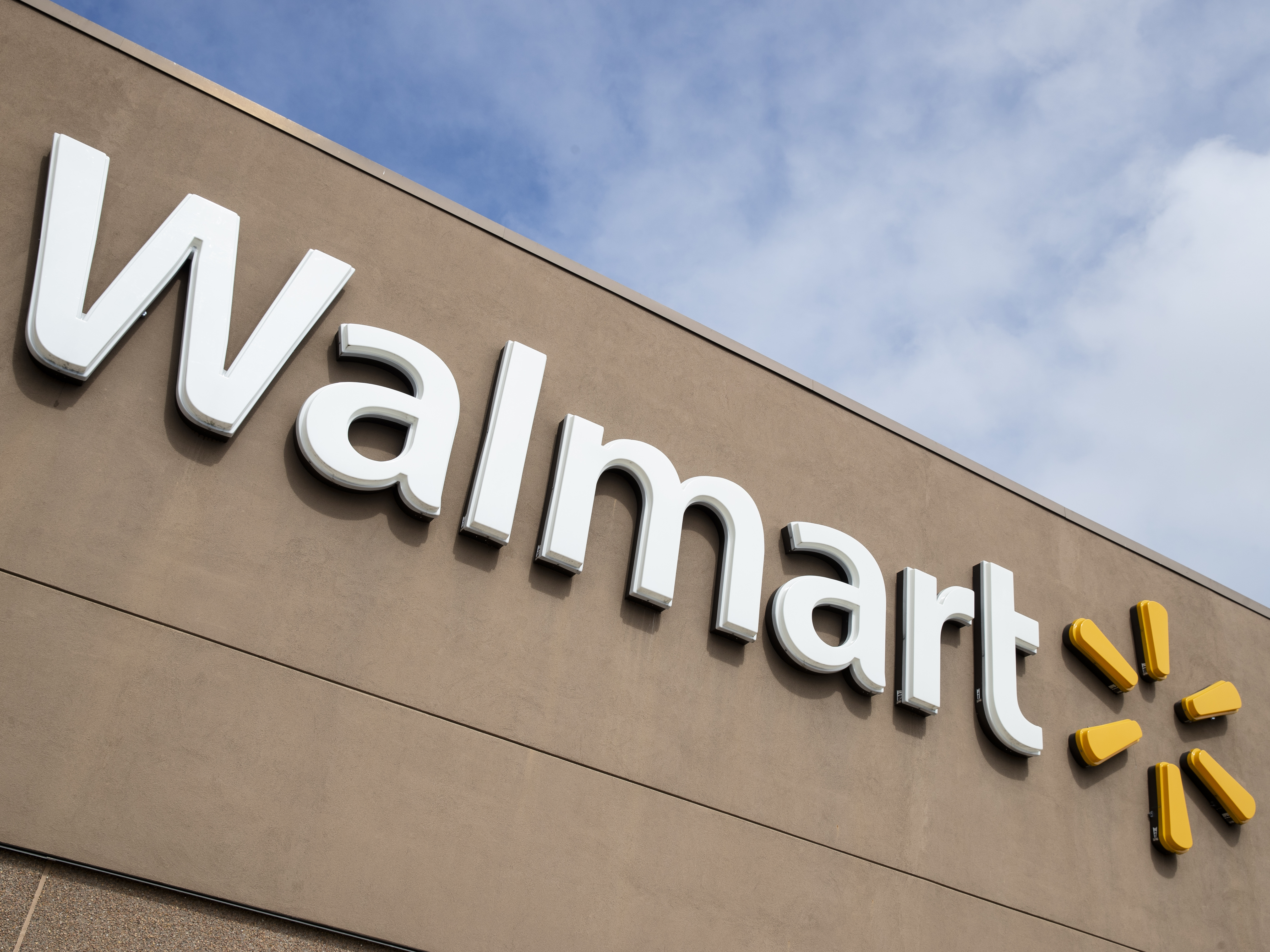 caption: Walmart has struggled to keep its shelves stocked and online orders in the mail as U.S. shoppers have rushed to buy health supplies and food to prepare for the coronavirus pandemic.