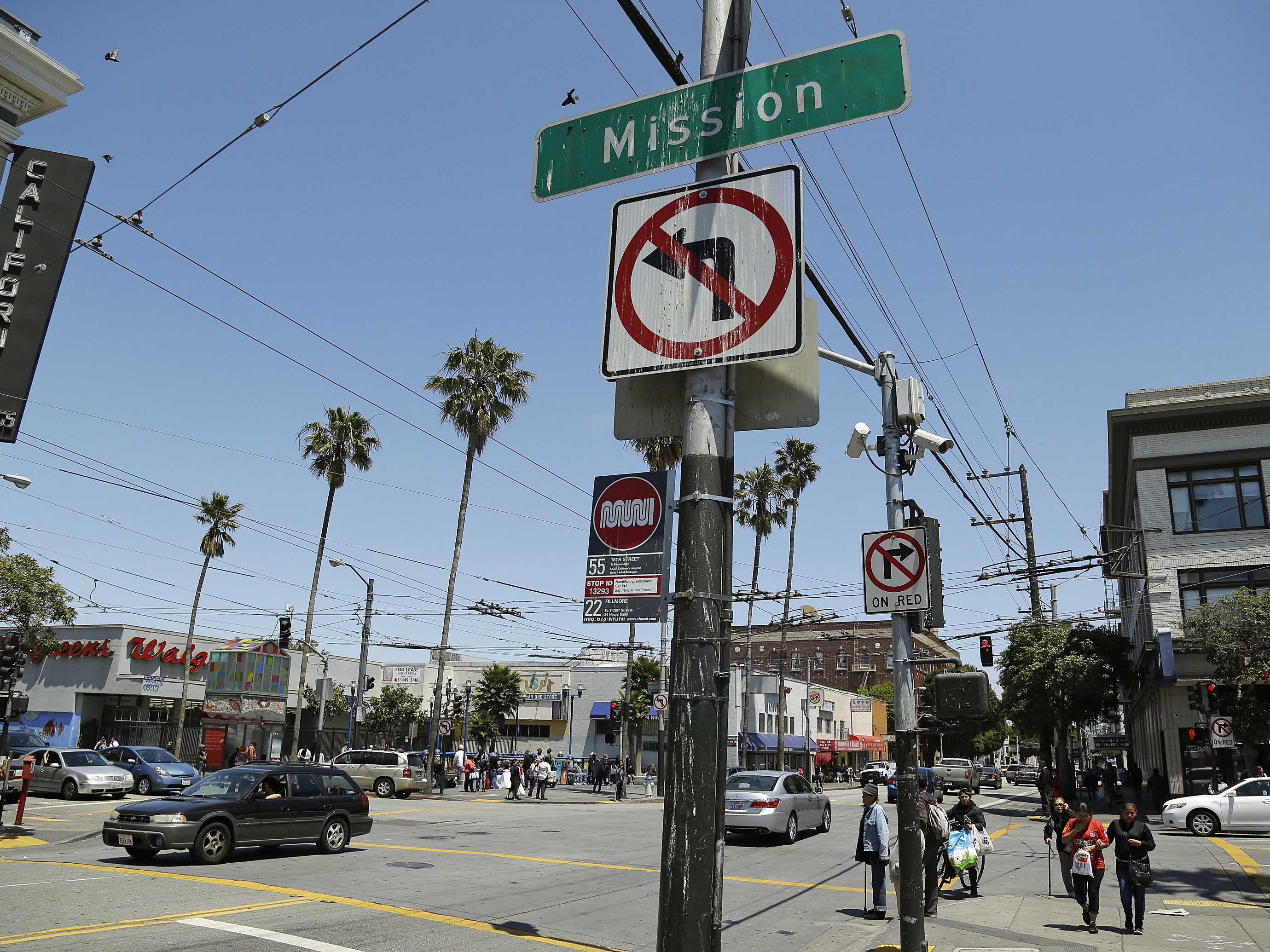 caption: The Mission District in San Francisco is one of the city's most densely populated and diverse neighborhoods. It's where software engineer Riley Walz set up his Bop Spotter to capture the music playing in the area.